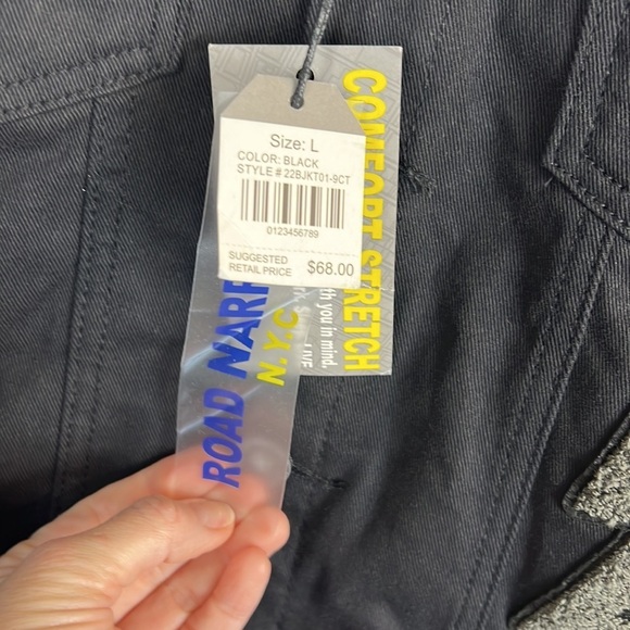 Road Narrows N.Y.C  Denim Hip Hop New York Graffiti Jacket - Picture 8 of 9